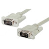 Kabel VGA kabel, HD15 M/M, 3.0m, sivi